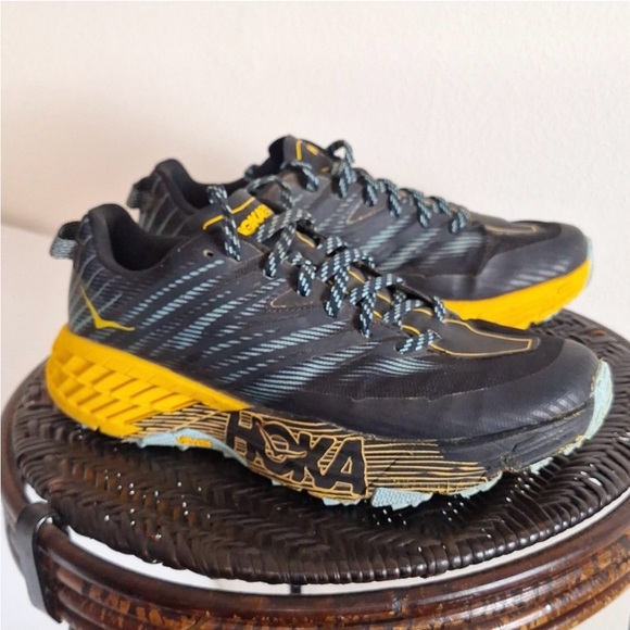 EUC Hoka One One Speedgoat 4 Women Sz 9 Trail Running Hiking Shoes - Picture 6 of 10